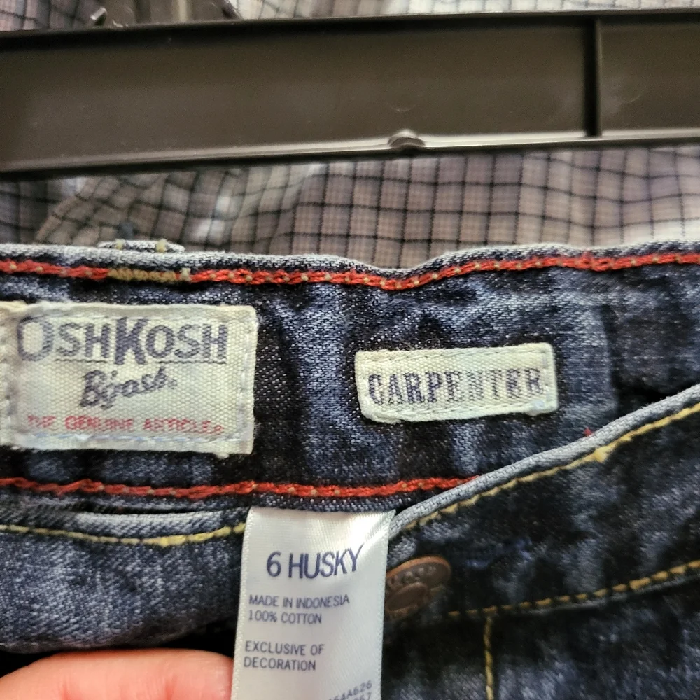 Oshkosh B'gosh Boy's Jeans Size 6 Husky_8